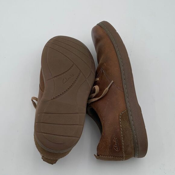 Clarks Unstructured Un.Map Lace Leather Oxfords | Men’s 9.5M | Brown main image 13